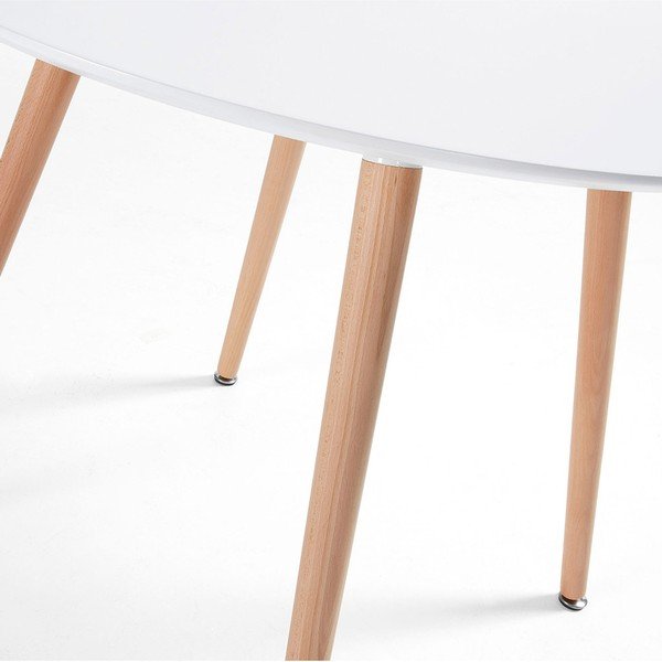 Daw bükkfa étkezőasztal, ⌀ 100 cm - Kave Home-image-3