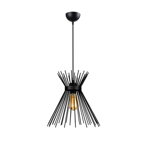 Fekete fém függőlámpa Izmir – Squid Lighting