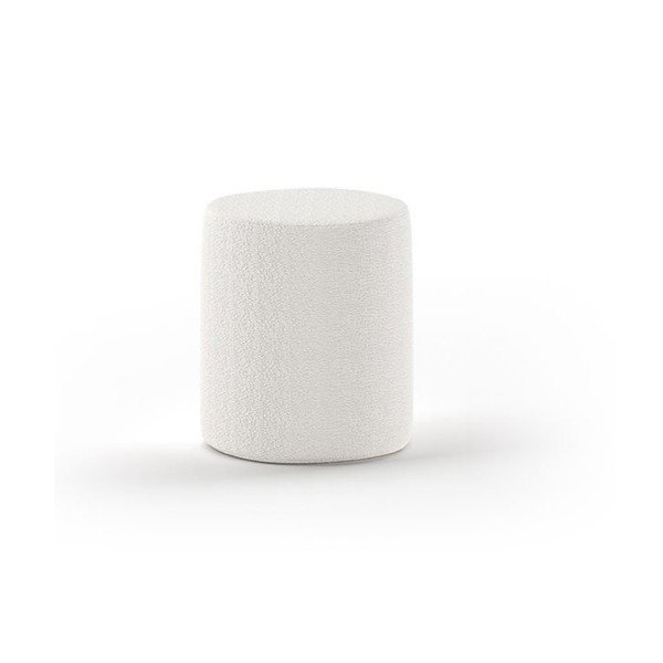 Fehér buklé gyerek puff MOON – Vipack