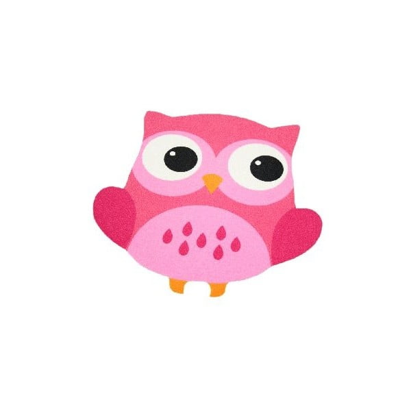 Owl rózsaszín gyerekszőnyeg, 100 x 100 cm - Zala Living