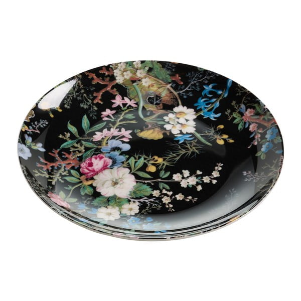 Kilburn Midnight Blossom csontporcelán tányér, ⌀ 20 cm - Maxwell & Williams