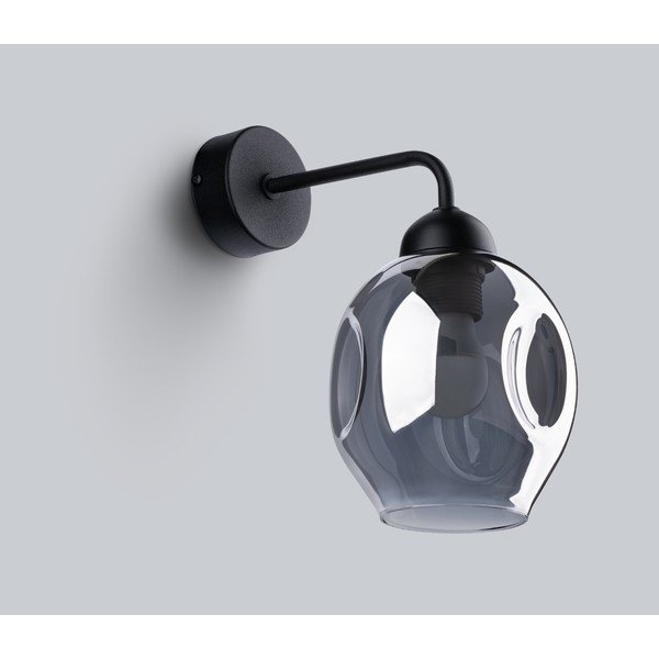 Fekete fali lámpa ø 25 cm Garten – Sollux-image-3