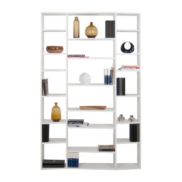 Fehér könyvespolc 144x224 cm Valsa – TemaHome-image-2