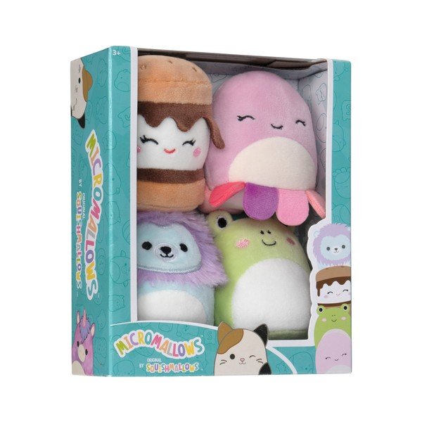 Plüssjáték szett 4 db-os Micromallows 4Pack – SQUISHMALLOWS