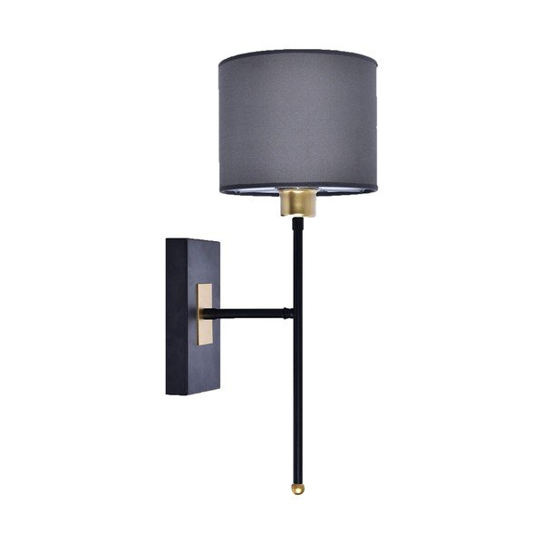 Fekete-szürke fali lámpa Sconce T - Magenta Home