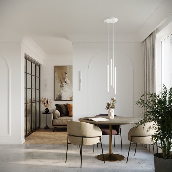 Fehér fém függőlámpa ø 25 cm Fideus – Sollux-image-3