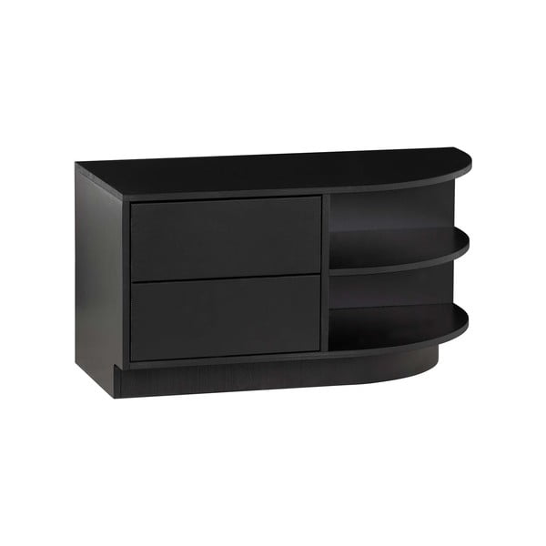 Fekete borovi fenyő moduláris TV-állvány 78x40 cm Finca – WOOOD-image-3