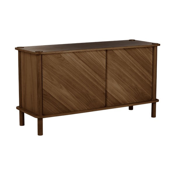 Barna tölgyfa komód tolóajtóval 135x73,5x48 cm Italic – UMAGE-image-2