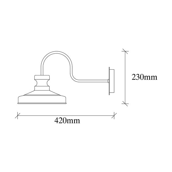 Aranyszínű fali lámpa ø 22 cm Kiruna – Opviq lights-image-4