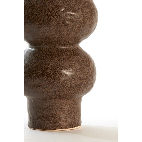 Barna kerámia váza (magasság 33,5 cm) Rogano – Light & Living-image-3