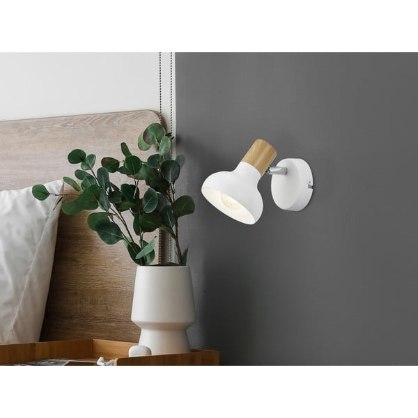 Fehér fali lámpa ø 10 cm Latika – Reality-image-1