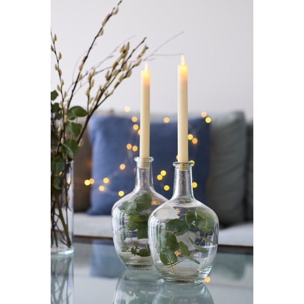 Elemmel működő LED gyertya szett 2 db-os (magasság 25 cm) Sara Crown – Sirius-image-4