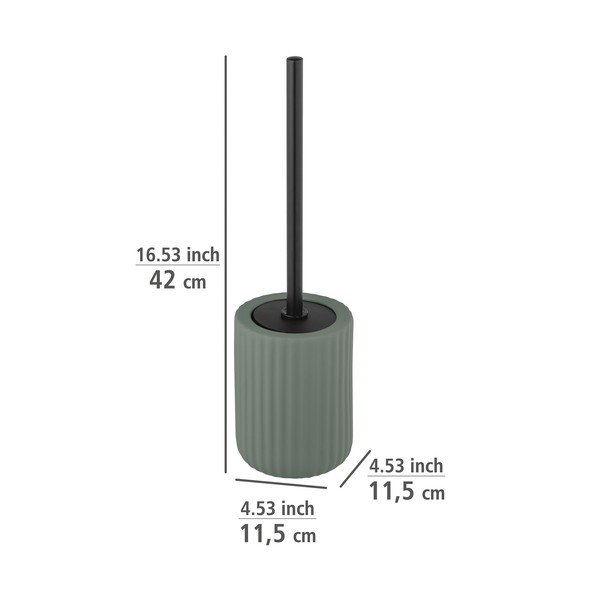 Belluno zöld kerámia wc-kefe - Wenko-image-1