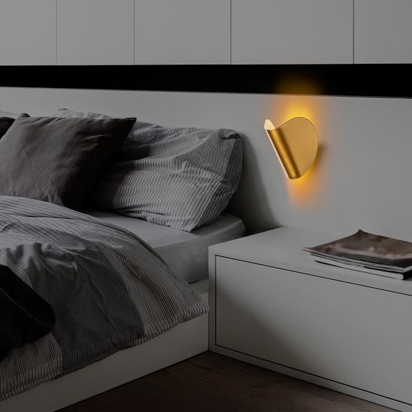 Aranyszínű LED fali lámpa Heybe – Opviq lights-image-4