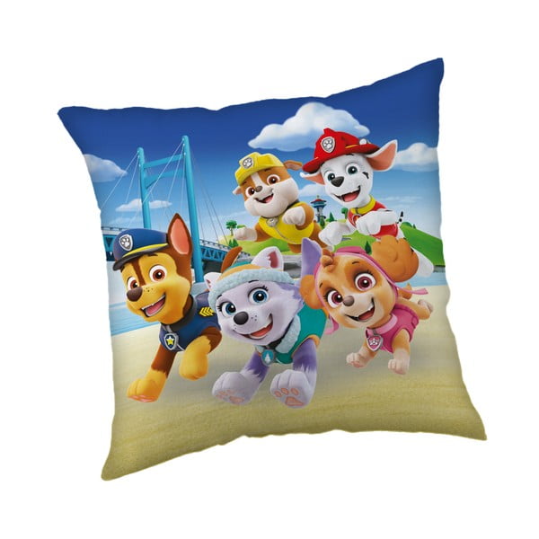 Gyerek párna 40x40 cm Paw Patrol "Bridge" – Jerry Fabrics