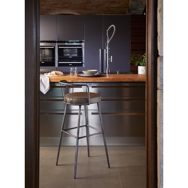 Barna bárszék, magasság 92 cm - Kave Home-image-3