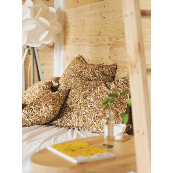 Szalma pamutkeverék párnahuzat, 50 x 60 cm - Foonka-image-1