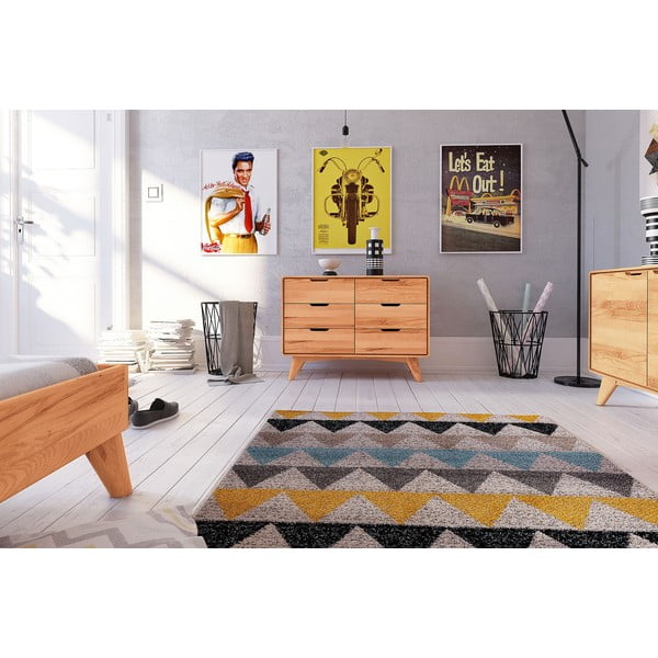 Alacsony bükkfa komód, 90x63 cm Greg - The Beds-image-3