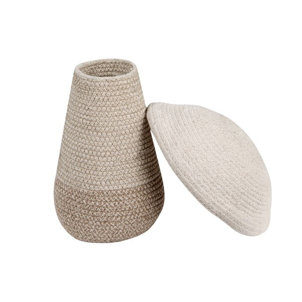 Bézs textil játéktároló kosár ø 23x27 cm Mushroom – Lorena Canals-image-4