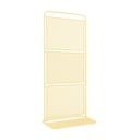 MWH sárga fém balkon paraván, 180 x 80 cm - Garden Pleasure