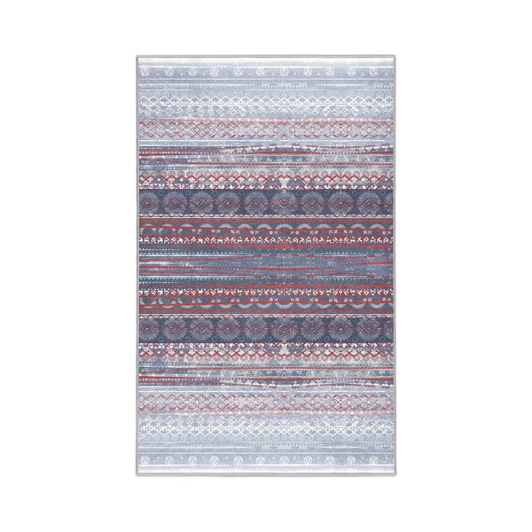 Lila-szürke mosható szőnyeg 80x150 cm Vintage Stripe – Mila Home