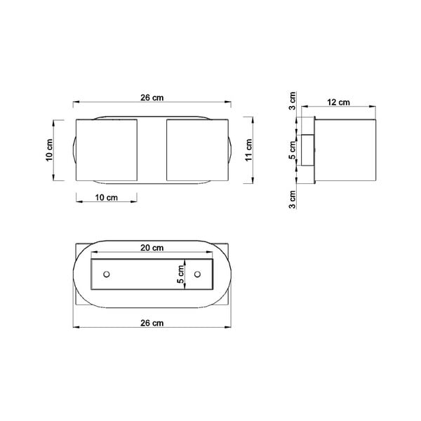 Roda fekete falilámpa - Sollux-image-2