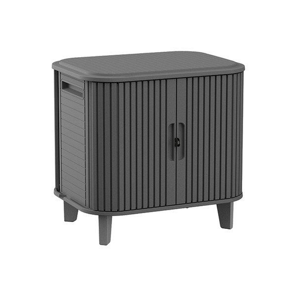 Szürke műanyag kerti tárolódoboz Velo – Keter