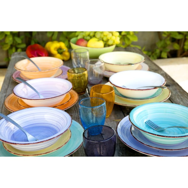 Acquerello 18 db-os agyagkerámia étkészlet - Villa d´Este-image-1