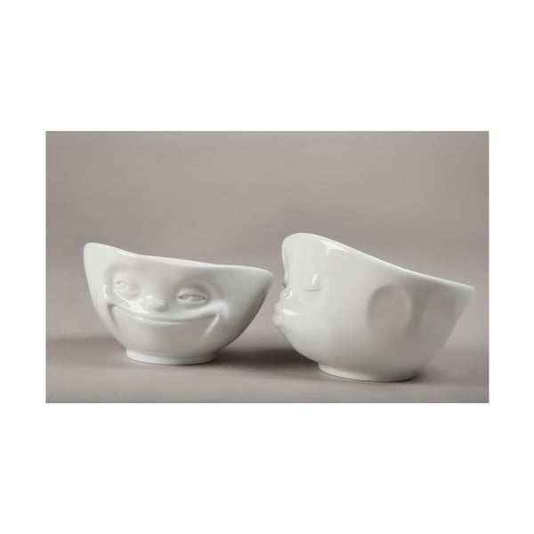 Fehér 'mosolygós' porcelán tálka - 58products-image-2
