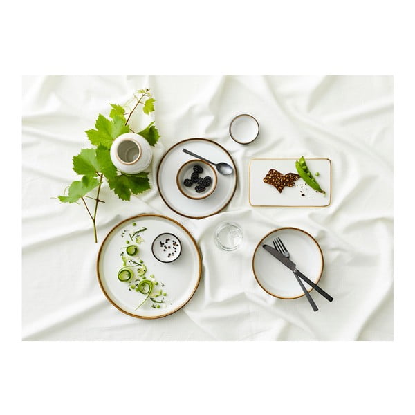 Fehér kőedény váza (magasság 12,5 cm) Gastro Cream – Bitz-image-4