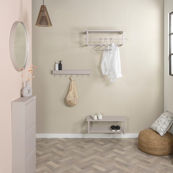 Szürkésbarna fém függő cipőtartó 71x26x34 cm Marco – Spinder Design-image-2