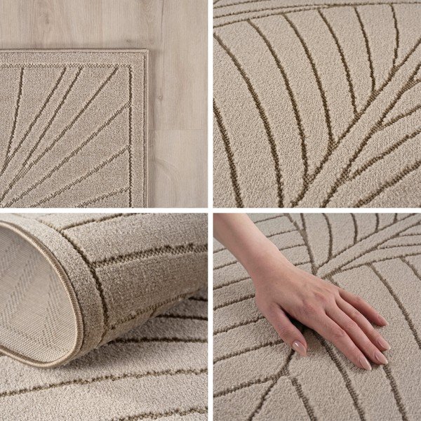 Bézs kültéri-beltéri szőnyeg 80x150 cm Nova 1203 – Ayyildiz Carpets-image-2