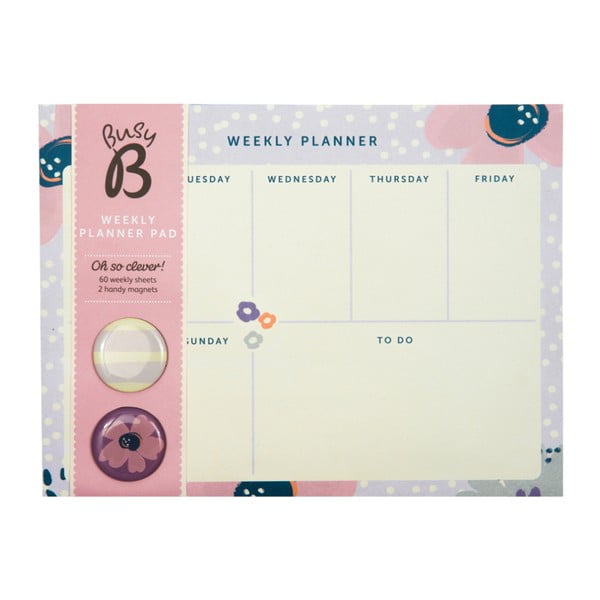 Planner Pretty/Floral heti tervező, 60 lap - Busy B-image-2