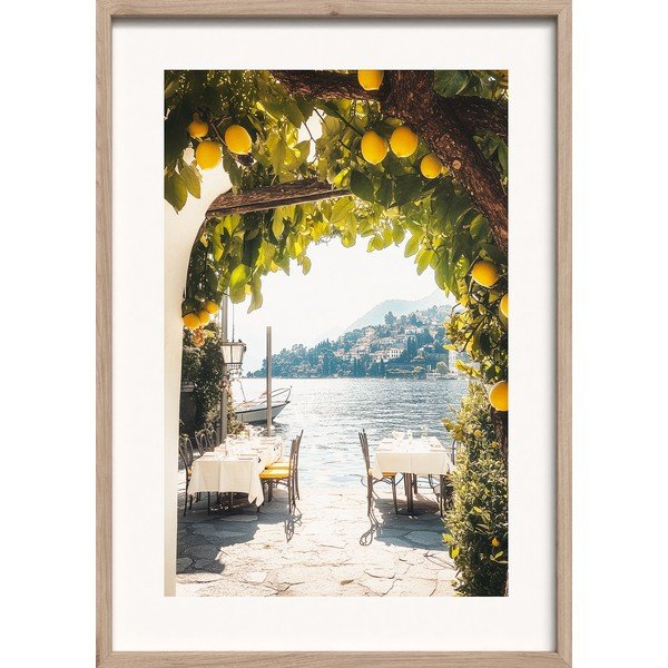 Nyomtatott keretezett kép 50x70 cm Lemon View – Styler