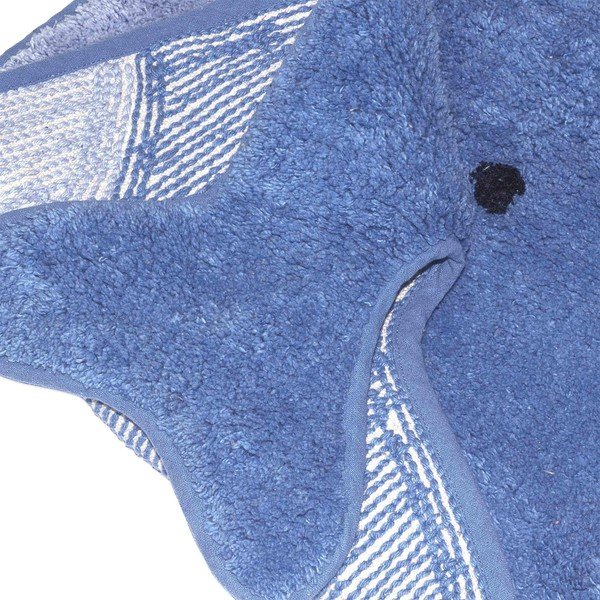 Blue Whale kék pamut fürdőszobai kilépő, 69 x 44 cm - Mr. Fox-image-3