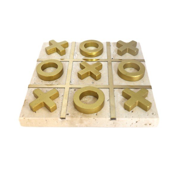 Kő kisméretű dekoráció Tic Tac Toe – PT LIVING-image-3
