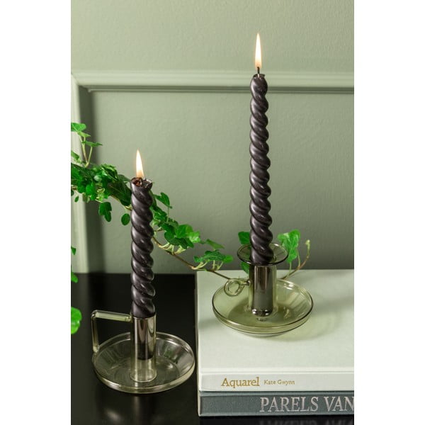 Elle zöld üveg gyertyatartó - PT LIVING-image-1