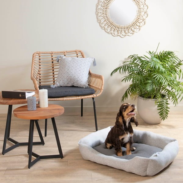 Szürke fekhely kutyáknak 40x55 cm – Love Story-image-1