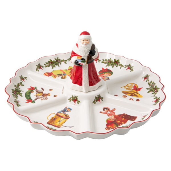 Porcelán szervírozó tányér karácsonyi motívummal, ø 38 cm - Villeroy & Boch