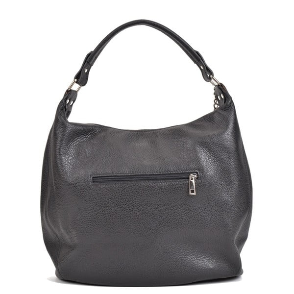 Bruhna fekete bőr kézitáska - Sofia Cardoni-image-3