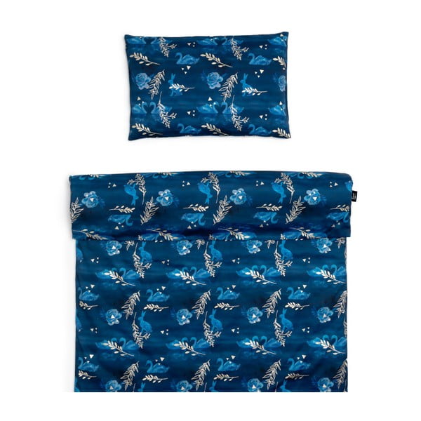 Pamut gyerek ágyneműhuzat kiságyba 135x100 cm Swan Lake - ESECO-image-1