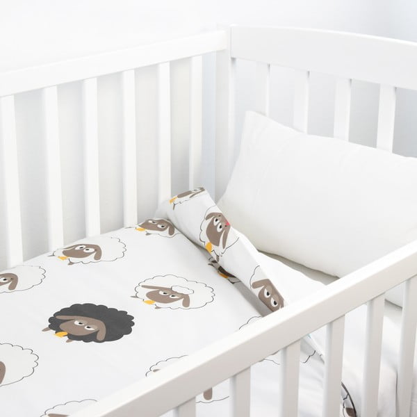 Little Sheep gyerek takaró és párnahuzat, 100 x 130 cm - Baleno-image-1