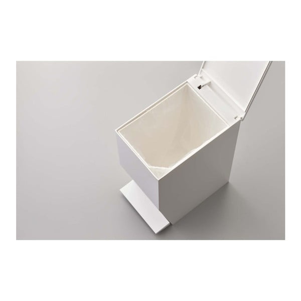 Fehér műanyag pedálos szemetes 3,9 l Tower – YAMAZAKI-image-3