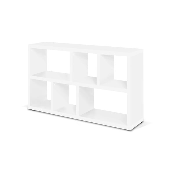 Fehér könyvespolc 150x83 cm Berlin – TemaHome-image-2