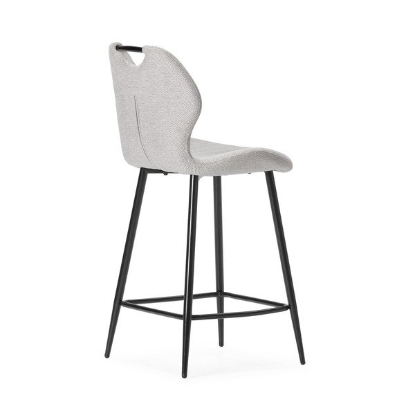 Bézs kárpitozott bárszék szett 2 db-os (ülésmagasság 65 cm) Muli – Marckeric-image-4