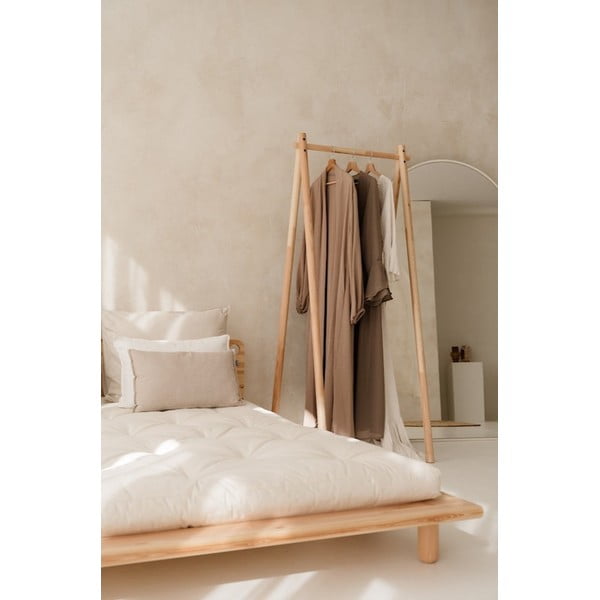 Natúr színű borovi fenyő ruhatartó állvány Hongi – Karup Design-image-1