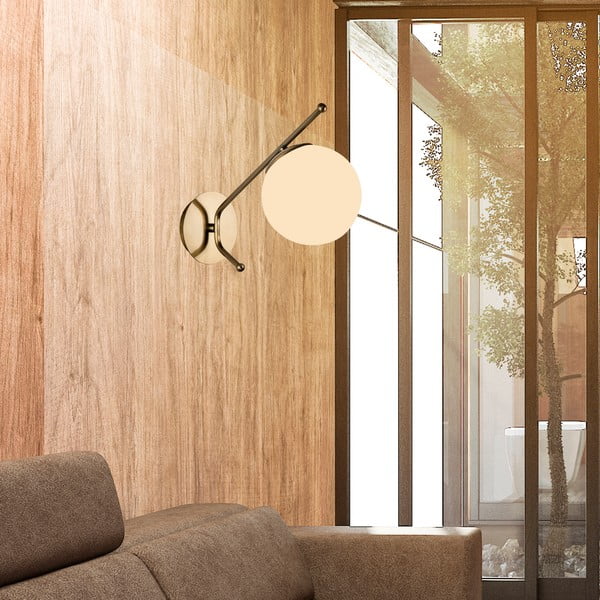 Star aranyszínű fali lámpa, magasság 31 cm - Squid Lighting-image-3