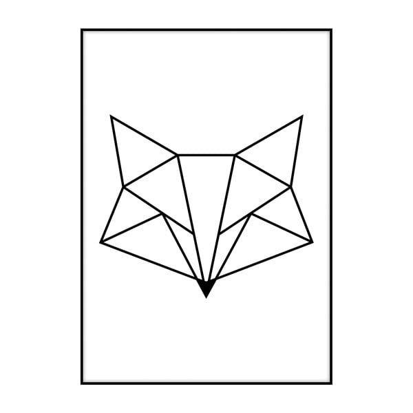 Polygon Fox plakát, 40 x 30 cm - Imagioo