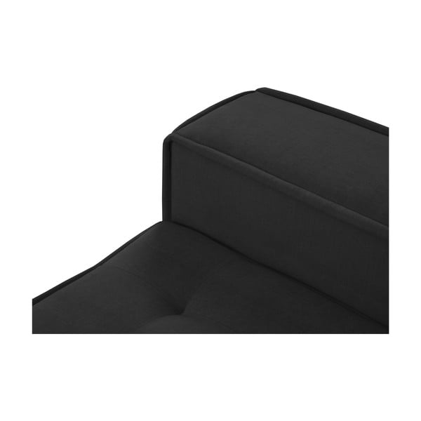 Fekete kanapé 212 cm Mike – Micadoni Home-image-4