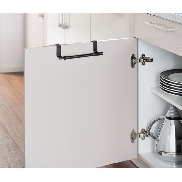 Fekete teleszkópos függő papírtörlő tartó - Wenko-image-4